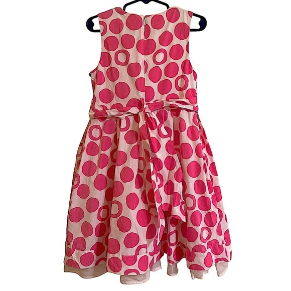 The Childrens's Place Hot Pink and White Polka Dot Dress Size 5 - Picture 4 of 12